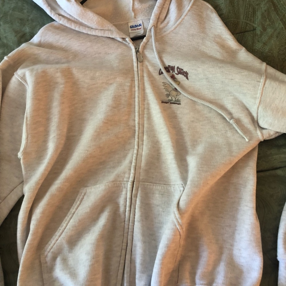 White Zip up
